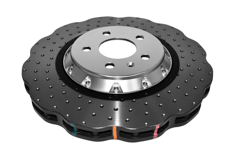 DBA 14-20 Audi A6 (w/345mm Front Rotor) Front 5000 Series Cross Drilled Rotor w/Silver Hat - DBA52832WSLVXD