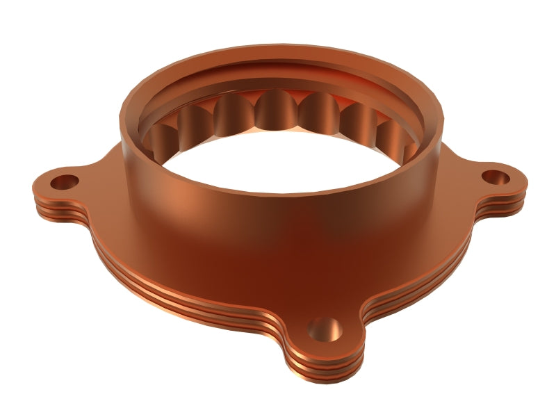 aFe Silver Bullet Throttle Body Spacers TBS 22-23 Toyota GR86 H4-2.4L - Orange - 46-38013