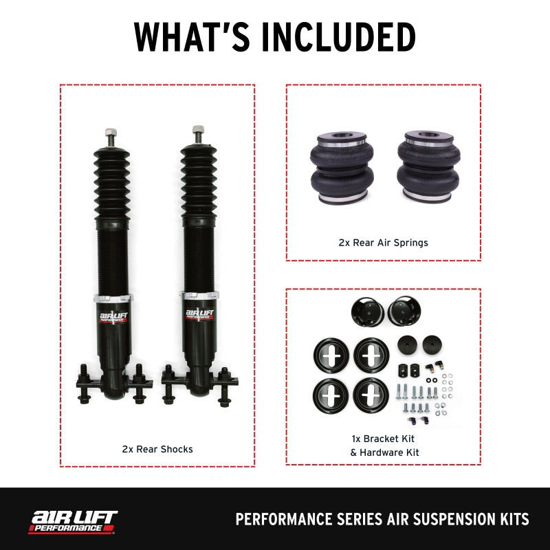 Air Lift Performance 15-23 Ford Mustang S550/24-25 S650 Air Suspension Rear Kit - 76507