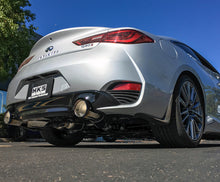 Load image into Gallery viewer, HKS 2017 Infiniti Q60 (RWD) Dual Hi-Power Titanium Tip Catback Exhaust - 31014-KN001