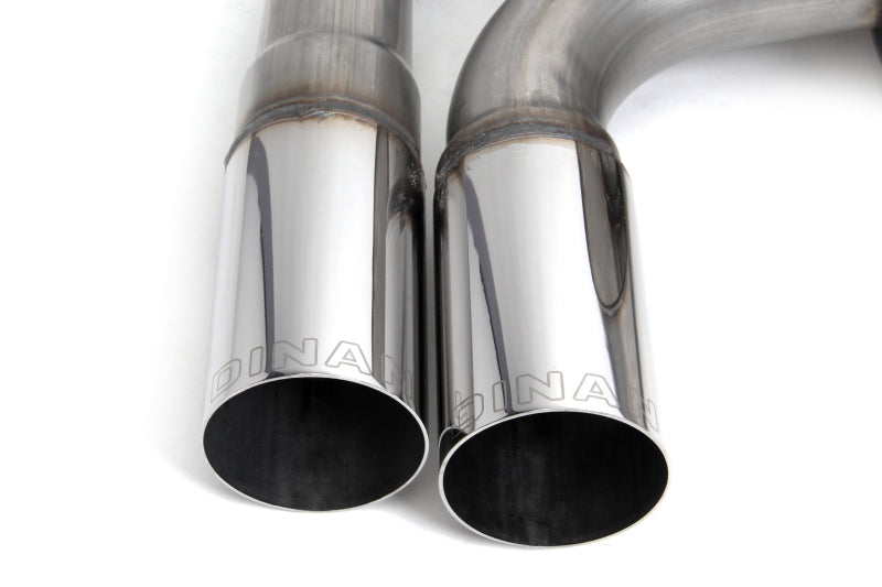 Dinan 17-20 BMW 330i/430i (F30/F31/F32/F33/F36) Free Flow Axleback Exhaust System - Polished Tips - D660-0069