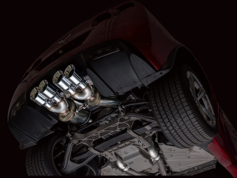 AWE Tuning 05-07 C6 Chevrolet Corvette 6.0L Touring Edition Axle-Back Exhaust w/ Chrome Silver Tips - 3015-42660