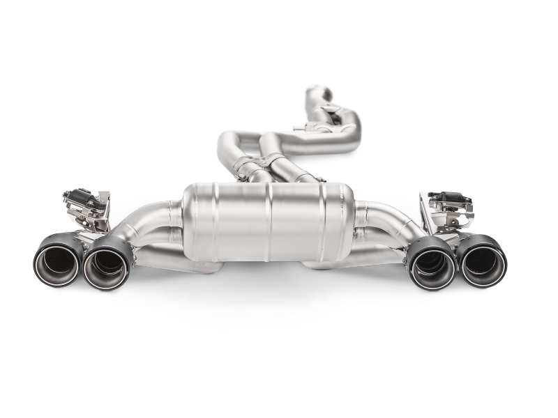 Akrapovic 16-17 BMW M2 F87 (Excl M2 Competition) Evolution Line Cat Back (Titanium) w/Carbon Tips - ME-BM/T/8H