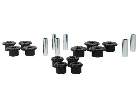 Whiteline 1999-2018 Chevrolet Silverado 1500 Spring - Eye Front/Rear And Shackle Bushing - W73821