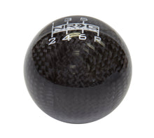 Load image into Gallery viewer, NRG Ball Style Shift Knob - Heavy Weight 480G / 1.1Lbs. - Black Carbon Fiber (6 Speed) - SK-300BC-1-W