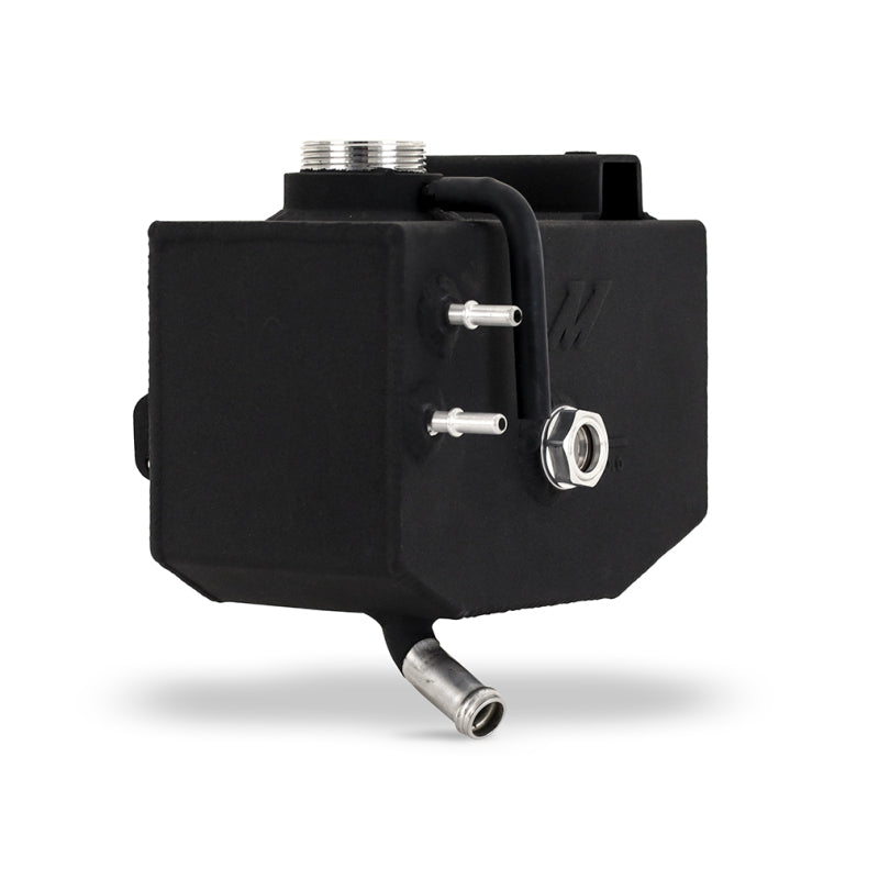 Mishimoto 2021+ Ford Bronco 2.3/2.7L EcoBoost Expansion Tank - Micro Wrinkle Black - MMRT-BR-21MWBK