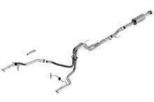 Load image into Gallery viewer, Borla F-150 2021 5.0L 4dr CC SB EC STB Lariat/KR/Platinum/LTD 3/2.25 SRE Cat-Back ATAK CHR Tips - 140867