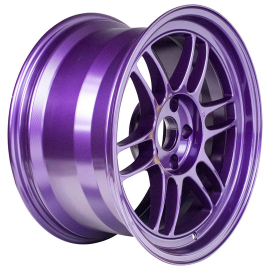 Enkei RPF1 17x9 5x114.3 22mm Offset 73mm Bore Purple Wheel MOQ 40 - 3797906522PR