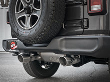 Load image into Gallery viewer, aFe Rebel Series 409 Stainless Steel Cat-Back Exhaust 18-21 Jeep Wrangler JL 2.0L (t) - Polished Tip - 49-48096-P