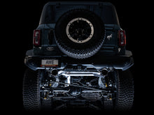 Load image into Gallery viewer, AWE Tuning 2021+ Ford Bronco 0FG Dual Rear Exit Exhaust w/Diamond Black Tips &amp; Bash Guard - 3015-33456