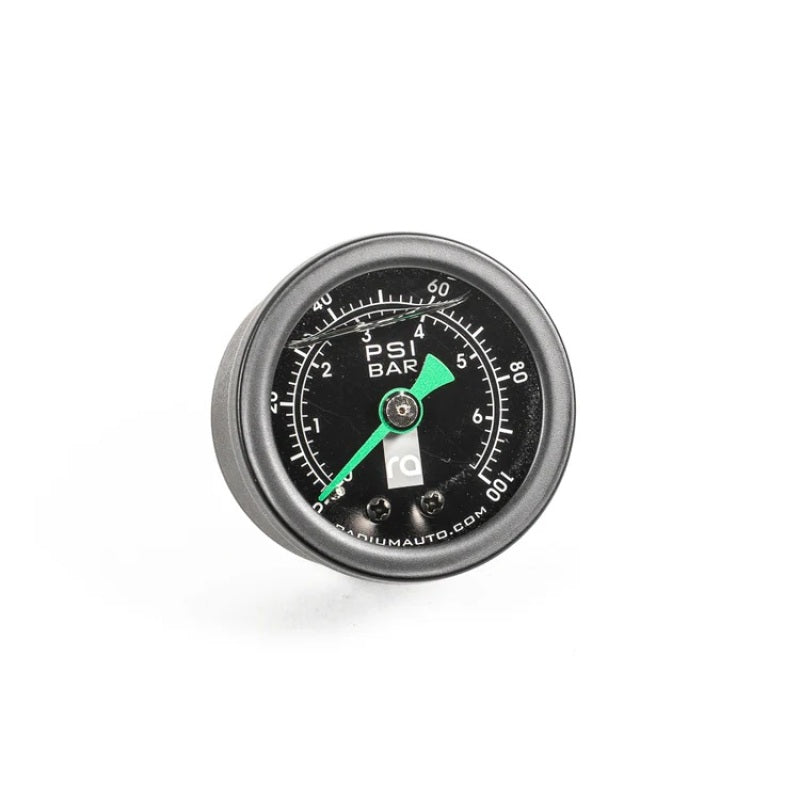 Radium Engineering 0-100 PSI Fuel Pressure Gauge w/ 8AN Adapter - 20-0075
