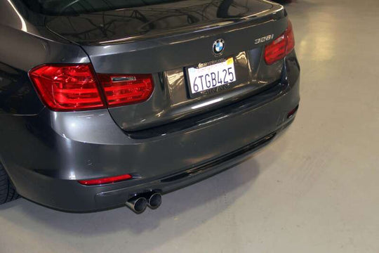 Dinan 12-16 BMW 328i/428i (F30/F31/F32/F33) Free Flow Axleback Exhaust System - Black Tips - D660-0046-BLK