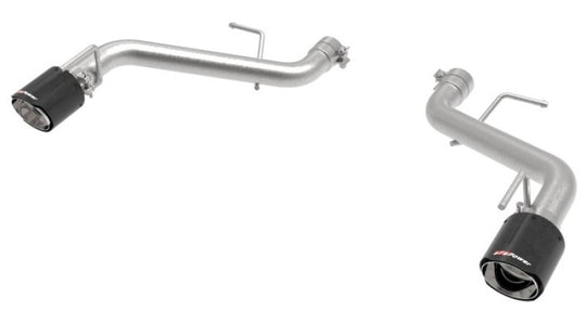 aFe POWER MACH Force-Xp 2.5in Axle-Back Exhaust System 16-20 Chevy Camaro SS V8 6.2L - Carbon Fiber - 49-44118-C