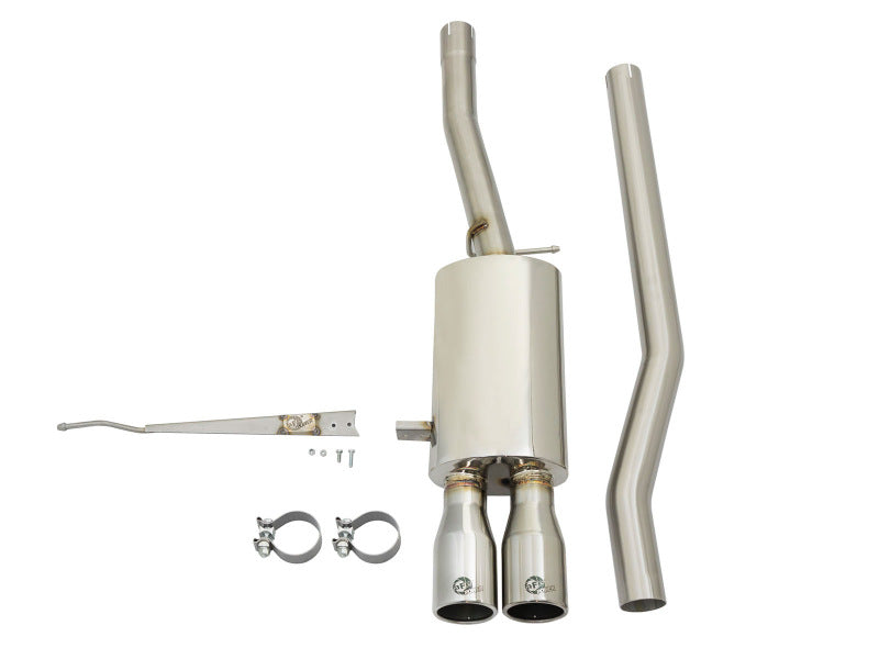 aFe MACHForce XP Exhausts Cat-Back SS-304 14-17 Mini Cooper S Hardtop 2-Door w/ Polished Tips - 49-36331-P