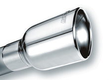 Load image into Gallery viewer, Borla Universal Polished Tip Single Oval Rolled Angle-Cut w/Clamp (inlet 2 1/2in. Outlet 4 1/4 x 3 1 - 20155