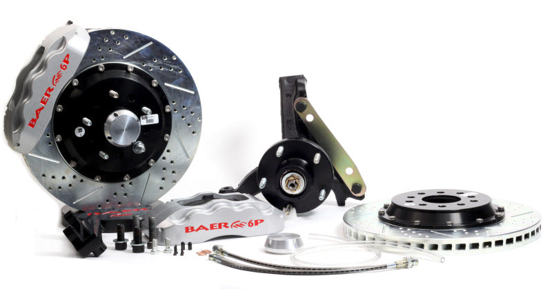 Baer Brakes 94-96 Chevrolet Impala 13in Pro+ Front Brake Kit-Silver- - 4301415S