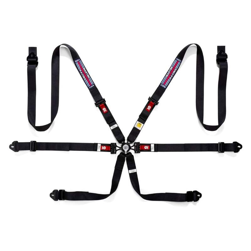 Sparco Belt Martini-Racing 6 Pt.3-4in Reg A - 04834HPDMRNR