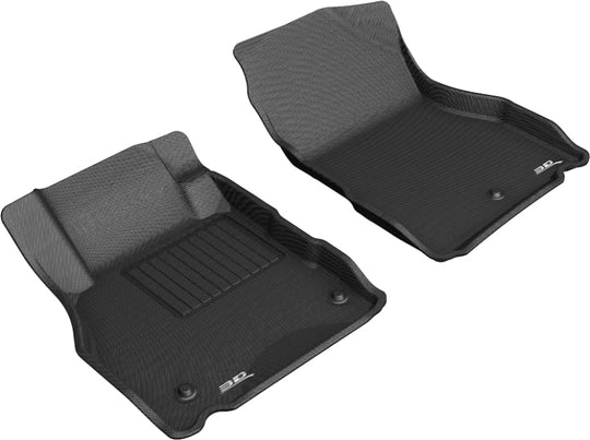 3D MAXpider 2018-2019 Nissan Kicks Kagu 1st Row Floormat - Black - L1NS11011509