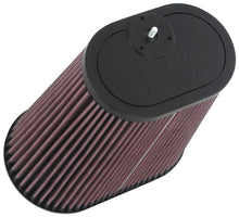 Load image into Gallery viewer, K&amp;N Universal Clamp-On Air Filter 3-1/8in Dual FLG  8-7/8in X 5-3/16 B 6-1/4in X 4IN T, 9inH W/STUD - RU-1012
