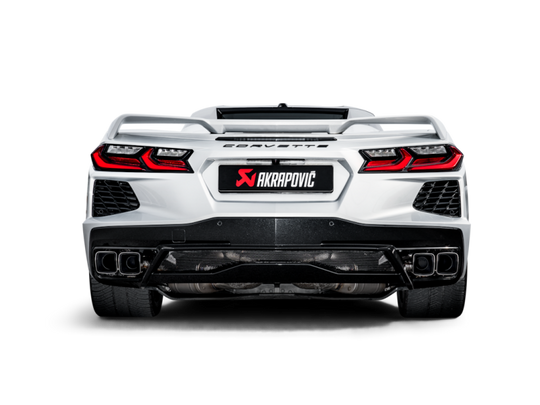 Akrapovic 2020 Chevrolet Corvette Stingray (C8) OPF/GPF Slip-On Line (Titanium) w/ Titanium Tips - S-CO/TI/4