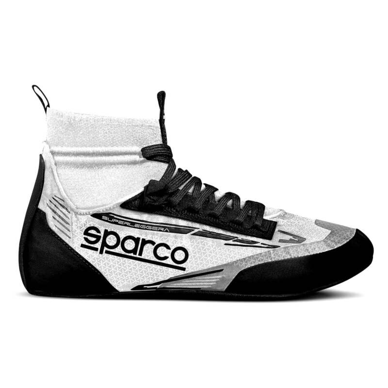 Sparco Shoe Superleggera Size 42 WHT/BLK - 0012A342BINR