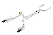Load image into Gallery viewer, Borla 13-14 Mustang GT/Boss 302 5.0L V8 RWD Single Split Rear Exit ATAK Black Chrome CB Exhaust - 140516BC