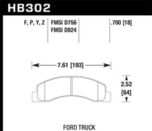 Load image into Gallery viewer, Hawk LTS Street Brake Pads - HB302Y.700