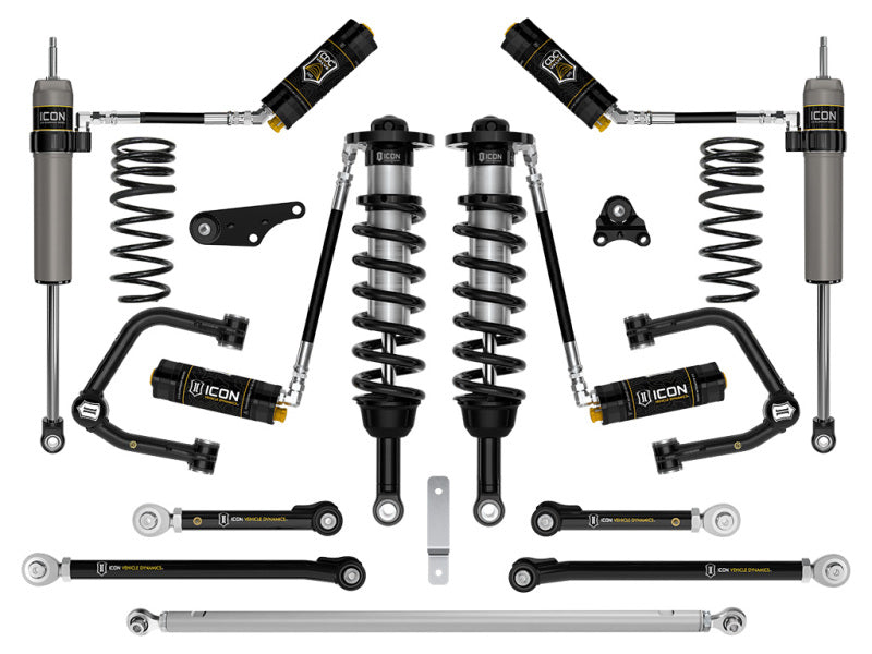 ICON 24 Land Cruiser 250 Series 1.25-3in Lift Stage 9 Suspension System Cdcv Tubular - K53369T