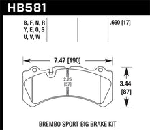 Load image into Gallery viewer, Hawk 09 Nissan GT-R R35 HPS Street Front Brake Pads - HB581F.660