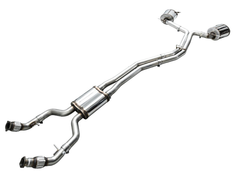 AWE Tuning Audi 2019-2023 C8 A6/A7 3.0T Touring Edition Cat-Back Exhaust- Turn Downs - 3015-31003