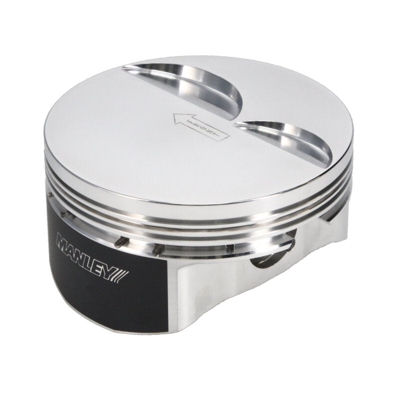 Manley Chevrolet LS Piston Set - 4.070in Bore 1.115in CH, -4.00 CC - 592670CE-8