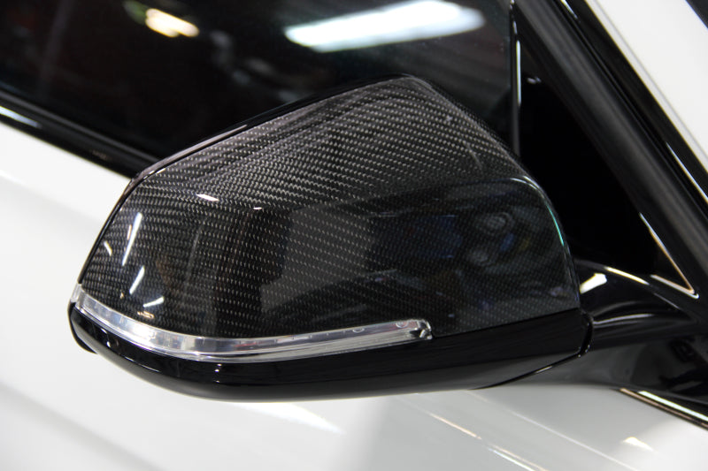 Dinan 12-21 BMW 2/3/4-Series (F22/F30/F31/F32/F33/F34/F36/F45/F46) Carbon Fiber Mirror Cover Set - D980-0022