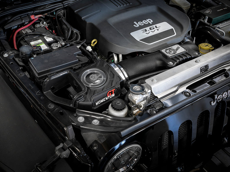 aFe Momentum GT Pro DRY S Cold Air Intake System 12-18 Jeep Wrangler JK V6 3.6L - 51-76212