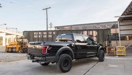 Corsa 2017-2020 Ford F-150 Raptor 3.5L Sport Cat-Back Dual Rear Exit w/ 5in Satin Polished Tip - 14397