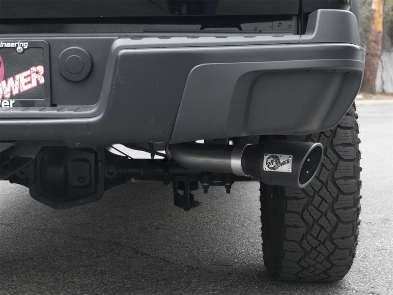 aFe MACH Force-Xp 3.0in 304 SS Cat-Back Exhaust w/ Black Tip 17-18 GM Colorado/Canyon - 49-44097-B