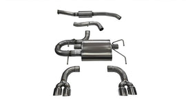 Corsa 2008-2014 Subaru Impreza Hatchback STI 2.5L Turbo Manual Polished Sport Cat-Back Exhaust - 14862