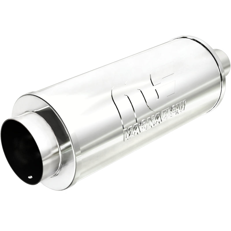 MagnaFlow Muffler W/Tip Mag SS 14X6X6 2.25/4. - 14846