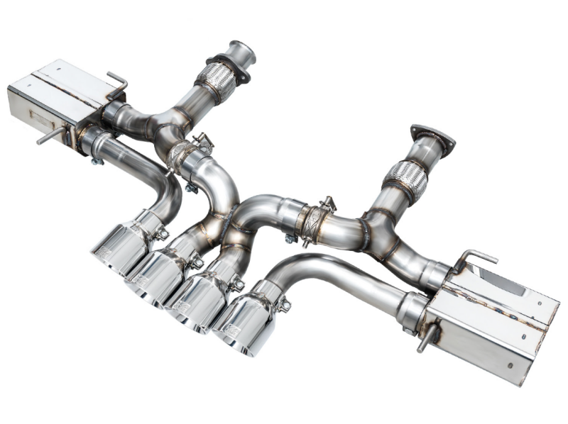 AWE Tuning 23-25 Chevrolet C8 Corvette Z06 5.5L SwitchPath Exhaust System - Chrome Silver Tips - 3025-42906