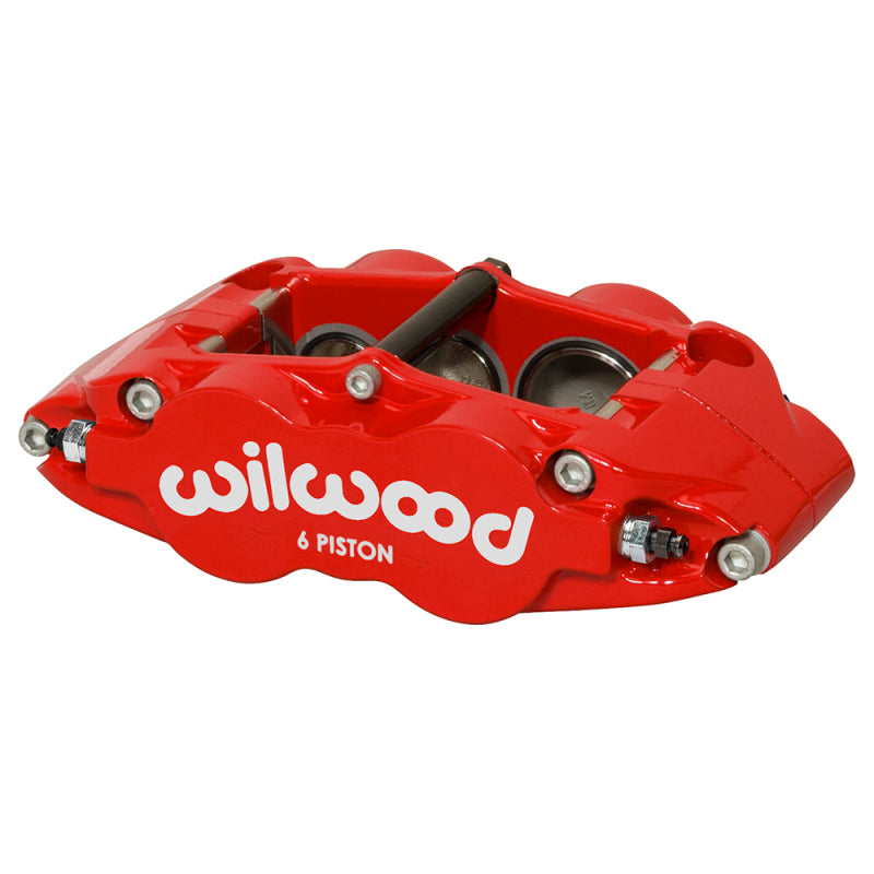 Wilwood caliper FNSL6R-DS 1.62/1.12/1.12 1.25 rotor L/H dust seal red - 120-14490-RD