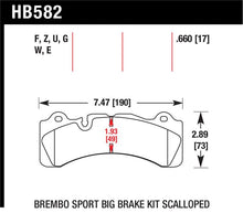 Load image into Gallery viewer, Hawk Brembo Caliper Family M Blue 9012 Race Brake Pads - HB582E.660