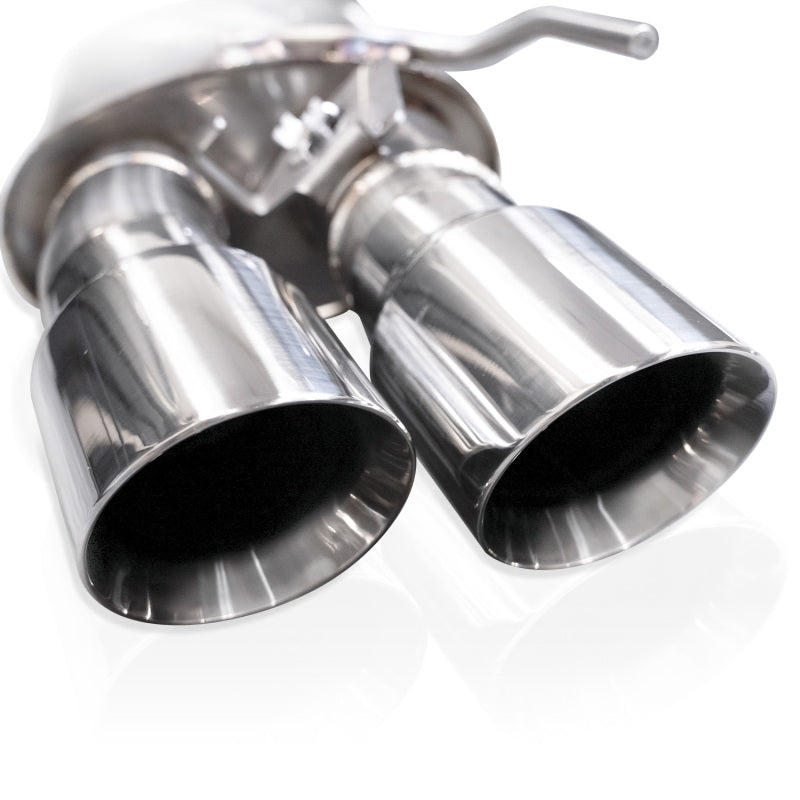 Stainless Works 2024 Mustang GT Catback Quad Tips Legend Sound H-Pipe Performance Connect Exhaust - M24QUADHPCL
