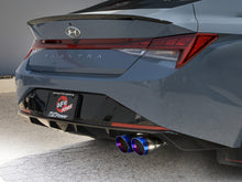 Load image into Gallery viewer, aFe Takeda Axle-Back Exhaust System Hyundai Elantra N Line 21-25 L4-1.6L- Blue Flame Tip - 49-37045-L