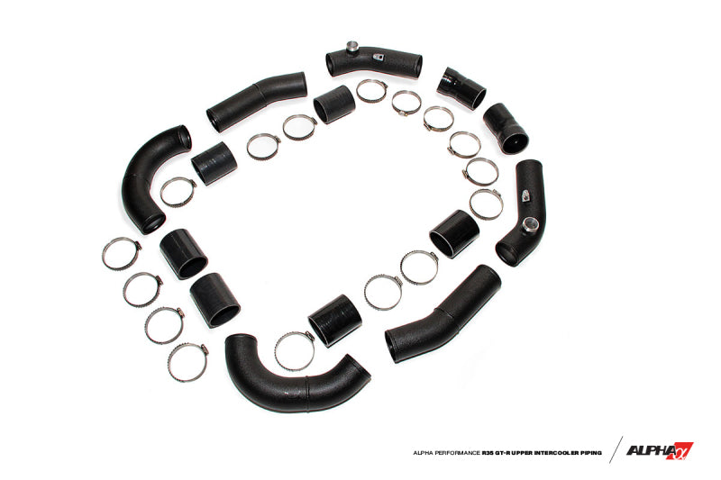 AMS Performance 2009+ Nissan GT-R R35 Alpha Upper I/C Pipe (Use w/Alpha I/C / TiAL Flange) - ALP.07.09.0006-1