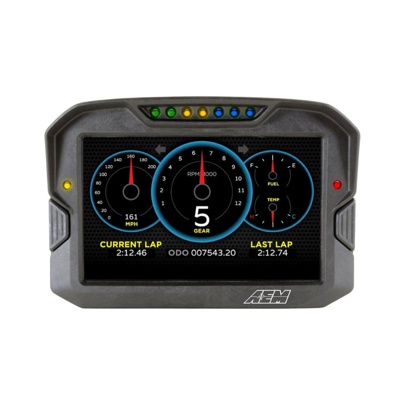 AEM CD-7 Non Logging Race Dash Carbon Fiber Digital Display (CAN Input Only) - 30-5700