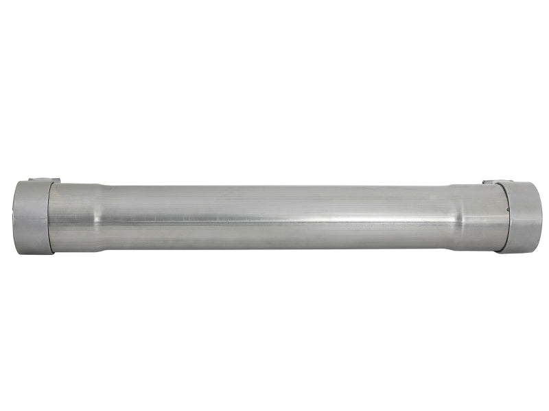 aFe MACH Force-Xp 409 SS Muffler Pipe 2.5in. Inlet/Outlet / 14in. Body / 20in. Length - 49M00035