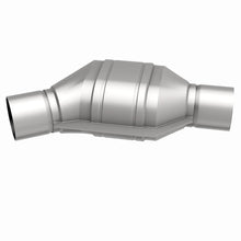 Load image into Gallery viewer, MagnaFlow Universal Catalytic Converter 2.50inch Angled Inlet FED - 94076