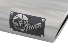 Load image into Gallery viewer, aFe Diesel Exhaust Tip Bolt On Polished 4in Inlet x 5in Outlet x 15in - 49T40501-P15