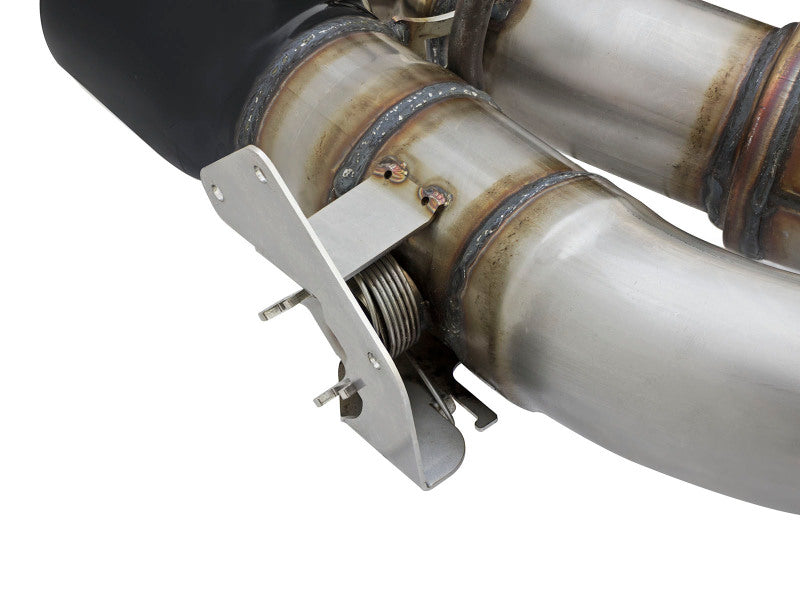 aFe MACHForce XP 3in 304 SS Cat-Back Dual Exhaust w/ Black Tips 16-17 Chevy Camaro SS V8-6.2L - 49-34069-B