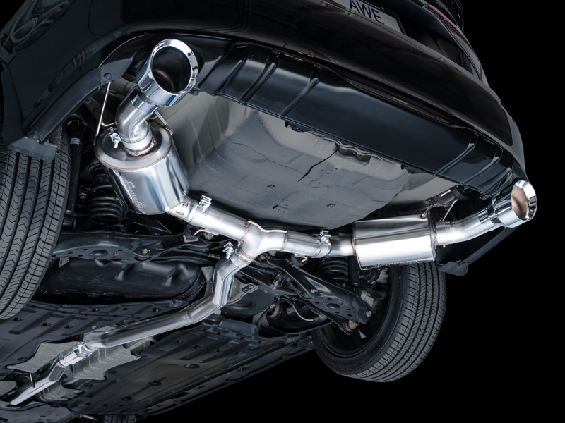 AWE Tuning 22+ Honda Civic Si/Acura Integra Touring Edition Catback Exhaust - Dual Chrome Silver Tip - 3015-32331