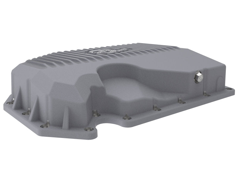 aFe 05-19 VW 1.8L/2.0L w/o Oil Sensor Engine Oil Pan Raw POWER Street Series w/ Machined Fins - 46-71240A